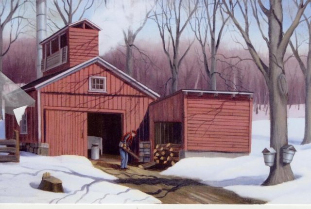 Ralph Schmidt Sugar Shack painting by Madilyn Schmidt